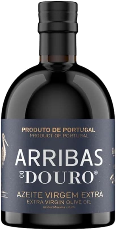 Azeite de Oliva Extra Virgem Premium Arribas do Douro 500ml - Portugues - Extraido a Frio, Perfil Gourmet Frutado - Acidez < 0,2